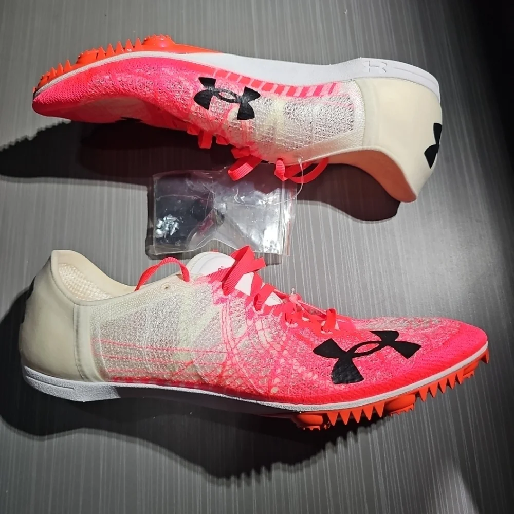 Under Armour UA SpeedForm Miler 2 Running Track Cleats Shoes Sz 11.5 3000020-103